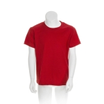 T-shirt económica para crianças em algodão 135 g/m2 cor vermelho terceira vista