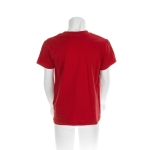 T-shirt económica para crianças em algodão 135 g/m2 cor vermelho quarta vista