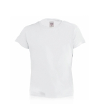 T-shirt económica para crianças em algodão 135 g/m2 cor branco