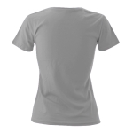 T-shirt de mulher personalizável para brindes cor cinzento