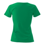 T-shirt de mulher personalizável para brindes cor verde