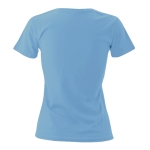 T-shirt de mulher personalizável para brindes cor azul-claro