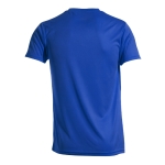 T-shirts desportivas em poliester para sublimar 135 g/m2 MKT Layom cor azul