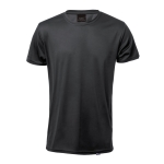 T-shirt desportiva reciclada e transpirável 135 g/m2 MKT Markus cor preto