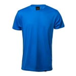 T-shirt desportiva reciclada e transpirável 135 g/m2 MKT Markus cor azul primeira vista