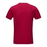 T-shirt orgânica para personalizar com logo cor vermelho