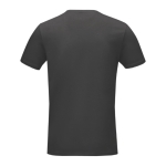 T-shirt orgânica para personalizar com logo cor cinzento-escuro