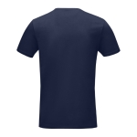 T-shirt orgânica para personalizar com logo cor azul-escuro