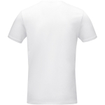 T-shirt orgânica para personalizar com logo segunda vista traseira