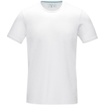 T-shirt orgânica para personalizar com logo segunda vista frontal