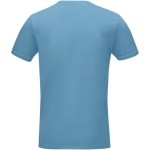 T-shirt orgânica para personalizar com logo segunda vista traseira