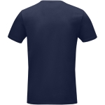 T-shirt orgânica para personalizar com logo segunda vista traseira