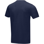 T-shirt orgânica para personalizar com logo terceira vista traseira