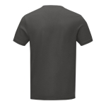 T-shirts em material orgânico com logotipo cor cinzento-escuro