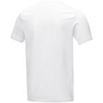 T-shirts em material orgânico com logotipo terceira vista traseira
