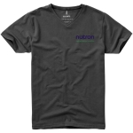 T-shirts em material orgânico com logotipo vista impressão serigrafia