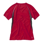 T-shirt desportiva para mulher com logotipo cor vermelho