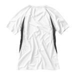 T-shirt desportiva para mulher com logotipo cor branco