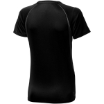 T-shirt desportiva para mulher com logotipo segunda vista traseira