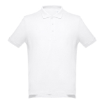 Polo corporativo de algodão em diversas cores 195 g/m2 THC Adam cor branco