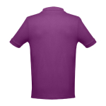 Polo corporativo de algodão em diversas cores 195 g/m2 THC Adam cor violeta segunda vista