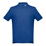 Polo corporativo de algodão em diversas cores 195 g/m2 THC Adam cor azul real