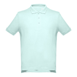 Polo corporativo de algodão em diversas cores 195 g/m2 THC Adam cor verde menta