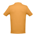 Polo corporativo de algodão em diversas cores 195 g/m2 THC Adam cor amarelo-escuro segunda vista