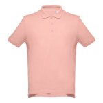 Polo corporativo de algodão em diversas cores 195 g/m2 THC Adam cor salmão