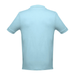 Polo corporativo de algodão em diversas cores 195 g/m2 THC Adam cor azul pastel