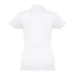 Polo em diversas cores para mulher em algodão 195 g/m2 THC Eve cor branco