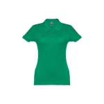 Polo em diversas cores para mulher em algodão 195 g/m2 THC Eve cor verde primeira vista