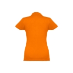 Polo em diversas cores para mulher em algodão 195 g/m2 THC Eve cor cor-de-laranja segunda vista