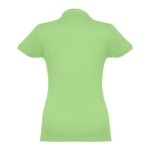 Polo em diversas cores para mulher em algodão 195 g/m2 THC Eve cor verde-claro