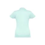 Polo em diversas cores para mulher em algodão 195 g/m2 THC Eve cor verde menta segunda vista