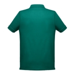 Polos com logo a cor total em algodão e poliester 200 g/m2 THC Berlin cor verde-escuro