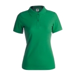 Polo para mulher com o logotipo da marca cor verde