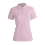 Polo para mulher com o logotipo da marca cor cor-de-rosa