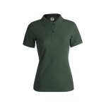 Polo para mulher com o logotipo da marca primeira vista