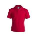 Polo promocional para crianças em algodão 180 g/m2 Keya cor vermelho primeira vista