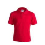 Polo promocional para crianças em algodão 180 g/m2 Keya cor vermelho