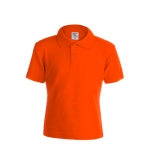 Polo promocional para crianças em algodão 180 g/m2 Keya cor cor-de-laranja primeira vista