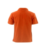 Polo promocional para crianças em algodão 180 g/m2 Keya cor cor-de-laranja