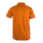 Polo personalizado técnico de poliester transpirável MKT cor cor-de-laranja