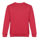 Sweatshirt de várias cores em poliester e algodão 300 g/m2 THC Delta cor vermelho