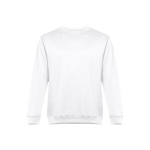 Sweatshirt de várias cores em poliester e algodão 300 g/m2 THC Delta cor branco primeira vista