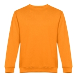 Sweatshirt de várias cores em poliester e algodão 300 g/m2 THC Delta cor cor-de-laranja