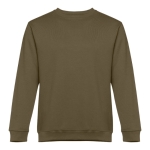 Sweatshirt de várias cores em poliester e algodão 300 g/m2 THC Delta cor verde militar