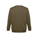 Sweatshirt de várias cores em poliester e algodão 300 g/m2 THC Delta cor verde militar segunda vista