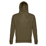 Hoodies personalizados en várias cores 320 g/m2 THC Phoenix cor verde militar quarta vista